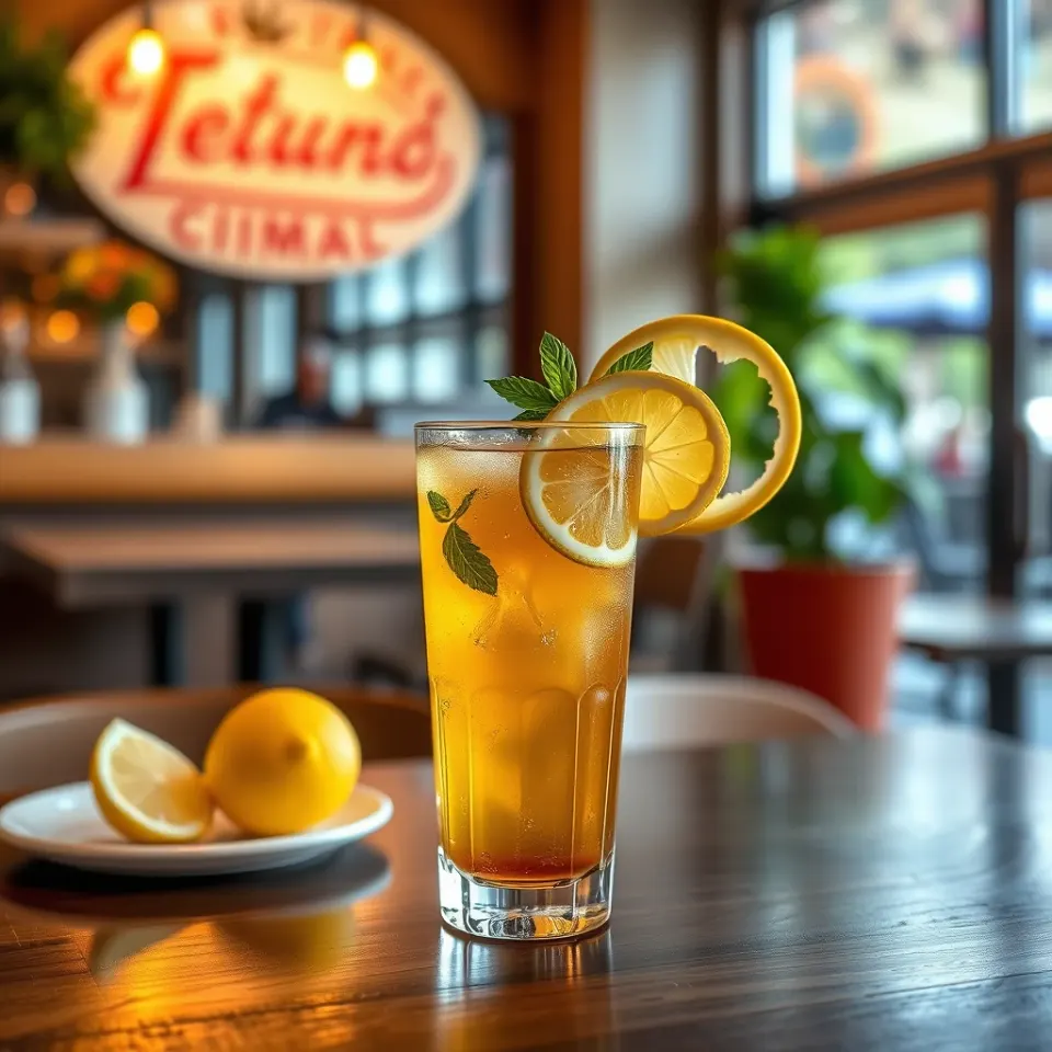 Fresh Lemon Iced Tea